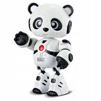 Interaktyvus robotas panda kalba kartoja groja šviesomis vaikams Click4Toys įvairiaspalvis