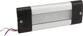Vidinis LED apšvietimas, 360lm, stačiakampio formos, 12/24V, baltas, tvirtinamas varžtais, 136x10 LED, Britax