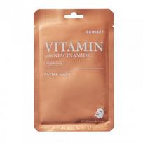 Lakštinė veido kaukė SKIN627 VITAMIN WITH NIACINAMIDE, 22 ml