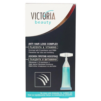 Victoria Beauty ampulės mažinančios plaukų slinkimą su placenta ir vitaminais, 5vnt*10ml