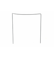 Metalinė augalų atrama TARMO, U formos, 35 cm