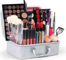 "Joyeee Make Up Gift Set", profesionalus grožio makiažo rinkinys su akių šešėliais, lūpų blizgesiu, skaistalais, maskuokliu ir t. t., daugiafunkcinis kosmetikos produktų rinkinys paauglėms moterims #2