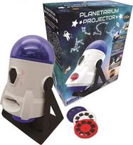 "Lexibook NLJ180" planetariumo projektorius "2-in-1" su žvaigždžių vaizdais kosmoso tyrinėjimui, 24 vaizdai, leidžiantys sužinoti viską apie kosmosą, 2 žvaigždynų kupolai, STEM, baltas/mėlynas