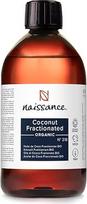 "Naissance" ekologiškas frakcionuotas kokosų aliejus (Nr. 218) - 450 ml - ekologiškas sertifikuotas, frakcionuotas, skystas kokosų aliejus odai, kosmetikai, eteriniams aliejams