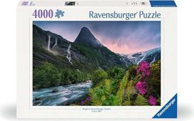 "Ravensburger" dėlionė 12000811 "Stulbinanti kalnų nuotaika", 4000 detalių dėlionė suaugusiesiems ir vaikams nuo 14 metų, dėlionė su kraštovaizdžiu ir gamta