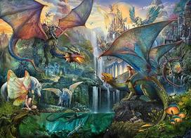 "Ravensburger" dėlionė 16721 Drakono miškas 9000 detalių Dėlionė suaugusiems ir vaikams nuo 14 metų