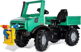 "Rolly Toys Unimog" 038244 Miško pedalinė transporto priemonė, skirta vaikams nuo 3 metų, miško automobilis, kurį galima vairuoti patiems, su itin tyliomis padangomis ir mirksinčia šviesa