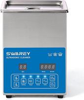 "Swarey" 2,5 l ultragarsinis valymo įrenginys, 40 KHz, 100 W valymo įrenginys, ultragarsinis valytuvas, laikmatis ir šildymas dantų protezams, papuošalams, laikrodžiams, karoliams, akiniams, pramoniniams priedams