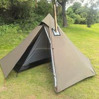 1 Asmuo Ultralight karšta palapinė su virykle Jack Teepee palapinė Lauko kempingas Pirmoji palapinė palapinės viryklė Medienos viryklė 4 sezonai Medžioklė Trekking piramidės palapinė