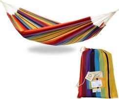 Amazonas AZ-101816 Barbadoso hamakas 200 kg keliamoji galia gulimas paviršius 230 cm x 150 cm, xl