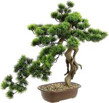 Bonsai medis dubenyje Dirbtinis bonsai dirbtinis medis Dekoratyvinis medis Dirbtinis japoniškas dirbtinis augalas Žalias augalas Dekoratyvinis medis kaip tikras Didelis dekoratyvinis augalas Dekoracija Bonsai puodynė Egzotiškas