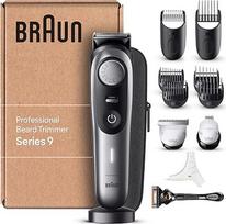 Braun BT9440 barzdos kirptuvas, barzdos kirptuvas / trimeris / plaukų kirpimo mašinėlė vyrams, profesionalus plaukų kirptuvas, 40 nustatymų, įkrovimo stotelė, kelioninis dėklas, barzdos šablonas, 180 minučių belaidžio veikimo laikas