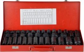 DAYUAN 35-Piece 1/2 Inch Impact Wrench Socket Set 10-32 mm and 8-32 mm Impact Socket Set