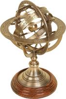 Deco 79 Žalvario gaublys Armillary Unikalus stalo dekoras