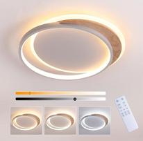FANLG Lubų šviestuvas Miegamasis 40 cm LED lubų šviestuvas Dimmable 3000 K - 6000 K Lempa Svetainė 24 W Modernus LED lubų šviestuvas miegamajam Svetainė Balkonas Virtuvė Prieškambaris Virtuvė Vaikų kambarys