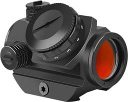 Feyachi RDS-22 Red Dot Visor 1 x 22 mm 2MOA Airsoft Visor Fluorescent Point Visor Compact Red Dot Sight Rifle Scope for 20 mm/22 mm Picatinny/Weaver Rails