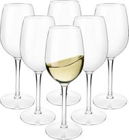 HAHASHOW Nedūžtančios Tritano plastikinės vyno taurės, raudono vyno taurės, 355 ml, nedūžtančių vyno taurių rinkinys, galima plauti indaplovėje, 6 vnt.