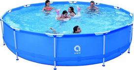 Jilong Avenli Round Pool with Structure, Light Blue