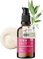 JUNGHEIT rožinis dieninis kremas su hialuronu ir ekologiškomis žolelėmis 30 ml - didelės dozės ekologiškas veido kremas - natūrali kosmetika stiprina odos apsauginį barjerą ir lygina odą - odos priežiūra - veganiška veido priežiūra