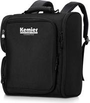 Kemier Professional Cosmetic Bag Makeup Bag with Transparent Storage Bags for Cosmetics Travel Black (Black), juoda, kelioninės kuprinės