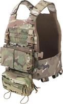 KRYDEX GEAR FCS Taktinė liemenė su plokštelėmis Žemo profilio Airsoft liemenė Reguliuojami Molle plokštelių dirželiai Krūtinės apsauga Paintball Game Training Medžioklė Lauko CS