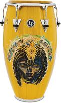 Latin Percussion Conga Santana Africa Speaks Tumba 12.5 Inch LP552X-SAS, Vibrant Yellow, Chrome Hardware