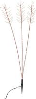 Lights4fun 60 cm LED Solar Pole Lights Pampas Grass Path Lighting Metal Copper Solar Lights for Outdoor Use