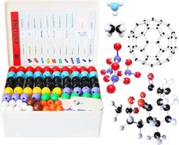 LINKTOR 444 vienetų organinės chemijos molekulinio modelio rinkinys Mokslinės neorganinės struktūros Atomo molekulinis elektronų kelias Susieti modelį Mokymo studentai Chemijos pamokų rinkinys vaikams Švietimas