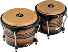 Meinl Percussion Bongos Marathon Series - 2 Handtrommeln mit 6,75 und 8 Zoll - inkl. Stimmschlüssel - Siam Eiche, Antique Tobacco Burst (FWB190ATB-M)