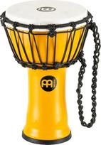 Meinl Percussion JRD Djembe Muzikinis instrumentas - Labai mažas rankinis instrumentas - Reiseinstrument - Durchmesser 7 Zoll - Kunststoff, Gelb (JRD-Y)