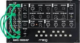 MOOG Mavis Standalone Semi Modular Analog Synthesizer Kit with Keyboard, Analog Oscillator, Filter, Envelope Generator, Wavefolder, Dust Cover