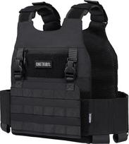 OneTigris Taktinė liemenė Plate Carrier Žemo profilio 2.0 Airsoft liemenė Paintball Plate Carrier su plakatų adapterių sistemomis Krūtinės apsauga