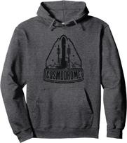 PUBG Vikendi Landmark Cosmodrome Logo džemperis su gobtuvu