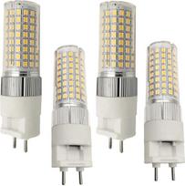 QLEE G12 LED 16W keraminė kukurūzų šviesa G12 4000K natūralios baltos spalvos 200W halogeninė lemputė 2 kontaktų lubų lemputė Prekybos centro šviesa (pakuotė iš 4)