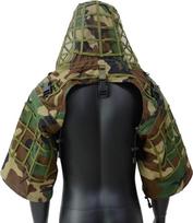 ROCOTACTICAL Snaiperio kostiumas "Ghillie" Fondas Ripstop Ghillie Viper Hood Kamufliažinis snaiperio paltas