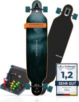 Sporterra Longboard [Vasaros pasiūlymas] - Longboardas suaugusiems ir vaikams - Optimizuotas iki mažiausių detalių nepamirštamiems nuotykiams ant ilgosios lentos