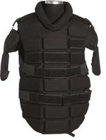 Tactical Anti-Riot Body Chest Protection Jacket Police Security Airsoft Black