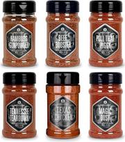 "Ankerkraut BBQ Rub" rinkinys su 6 keptuvėlėmis - puikus rinkinys daugeliui grilintojų, skonio ir aromato grilio prieskoniai