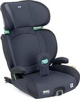 "Chicco", "Quizy i-Size" vaikiška kėdutė 3-12 metų (100-150 cm), lengvai montuojama su "Isofix" sistema, atlenkiama, reguliuojamo aukščio, su paminkštintais porankiais ir patogia sėdyne, mėlyna