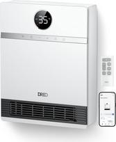 "Dreo" išmanusis sieninis konvektorius, 30° ventiliatoriaus lizdas, 2000 W, reguliuojamas termostatas, nuotolinio valdymo pultas, savaitinis laikmatis, lengvai montuojamas šildytuvas, skirtas naudoti patalpose, suderinamas su "Alexa