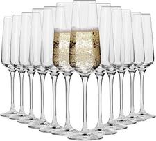 "Krosno" šampano taurės | 12 vnt. | 180 ml | Avant-Garde kolekcija | Prosecco taurės | Puikiai tinka namų restoranams ir vakarėliams | Galima plauti indaplovėje