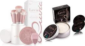 "Luvia", "Prime Vegan Pro Makeup Brush Set", "Candy & Luvia" šepetėlių muilas, kosmetika, "Essential Brush Soap Citro", skirtas kosmetikos šepetėliams valyti, idealus grožio maišytuvo muilas, 100 g, XXL