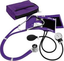 "NCD Medical" violetinės spalvos aneroidų ir spragėsių rinkinys