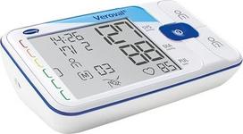 "Veroval" viršutinės rankos kraujospūdžio matuoklis Švelnus matavimas Kliniškai patvirtinta manžetės sėdynės kontrolė Širdies ritmo sutrikimus aptinka su programine įranga