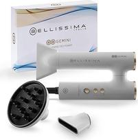 Bellissima Gemini Haartrockner, ultraleicht, kompakt, drehbarer Griff, digitaler Motor, ultrastarker Luftstrom, Ionisator, 2 Konzentratoren + Diffusor, 3 Geschwindigkeiten + 3 Temperaturen