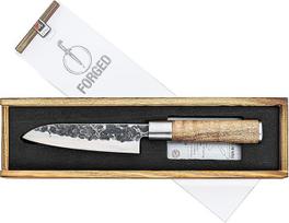 Forged VG10 Santoku Knife 14cm Handmade in Wooden Box