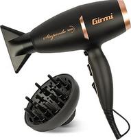 Girmi PH91 2200W Professional Brushless Hair Dryer 2 Speed 3 Temperature Ionic Function + Diffuser & Concentrators Handy