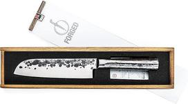 Kaltinis peilis "Intense Santoku" 18 cm, rankų darbo, medinėje dėžutėje