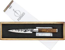Kaltinis VG10 12 cm rankų darbo virtuvinis peilis medinėje dėžutėje