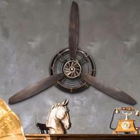 YOUKI Metalinė sienų dekoracija, svetainė, sienų apdaila, 3D sienos paveikslas, sraigtasparnio dekoracija virtuvei, miegamajam, prieškambariui, retro sienų skulptūros, juoda